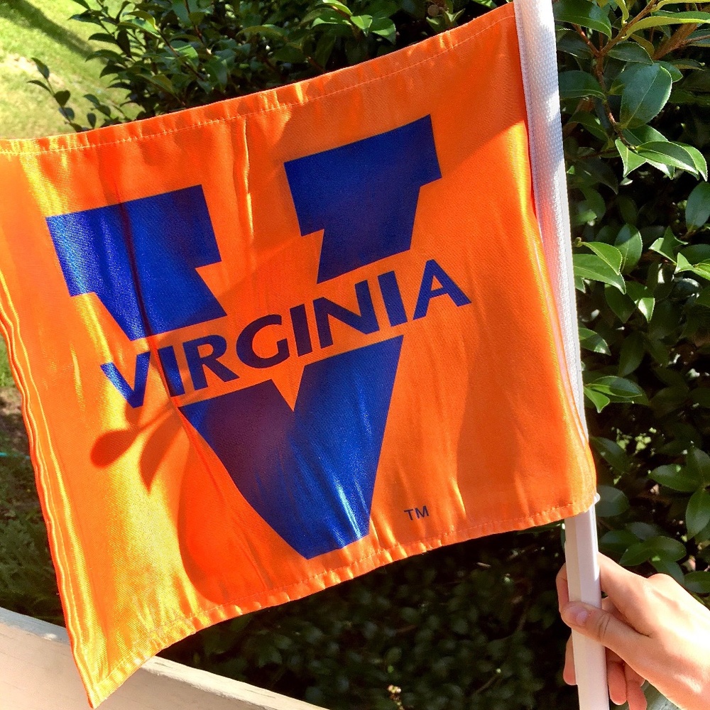 UVA Car Flag